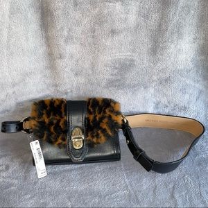 NWT Michael Kors MM Fur Belt Bag (Size L/XL)